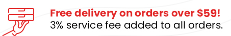 Free delivery on orders over $59